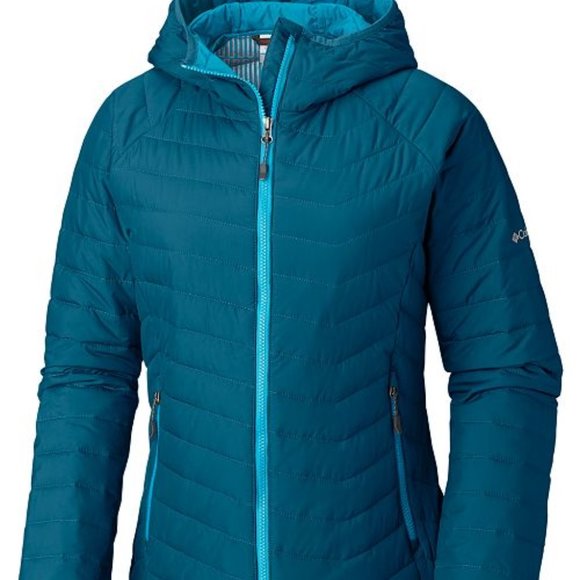 Columbia Jackets & Blazers - Columbia Trail hooded thermal coil jacket TEAL - M